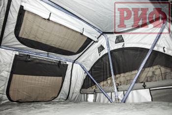 108 999 р. Палатка на крышу автомобиля РИФ Soft RT01-140, тент серый, 400 гр., 140х240х115 см, РИФ rifrt0114080001  с доставкой в г. Чебоксары. Увеличить фотографию 43