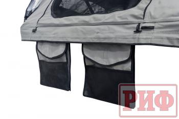 104 499 р. Палатка на крышу автомобиля РИФ Soft RT02-120, тент серый, 400 гр., 120х240х115 см РИФ rifrt0212080001  с доставкой в г. Чебоксары. Увеличить фотографию 16
