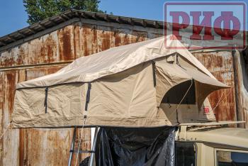 94 209 р. Палатка на крышу автомобиля РИФ Soft RT02-140, тент песочный, 140х240х115 см РИФ rifrt0214060000  с доставкой в г. Чебоксары. Увеличить фотографию 2