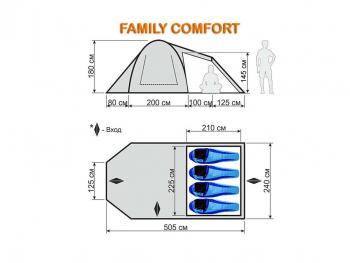 51 999 р. Палатка-автомат кемпинговая Maverick Family Comfort (бежевый  коричневый) Maverick Tent m-cb-096  с доставкой в г. Чебоксары. Увеличить фотографию 39