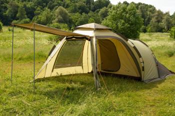 51 999 р. Палатка-автомат кемпинговая Maverick Family Comfort (бежевый  коричневый) Maverick Tent m-cb-096  с доставкой в г. Чебоксары. Увеличить фотографию 21