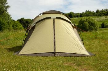 51 999 р. Палатка-автомат кемпинговая Maverick Family Comfort (бежевый  коричневый) Maverick Tent m-cb-096  с доставкой в г. Чебоксары. Увеличить фотографию 3