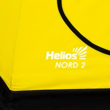 11 009 р. Палатка-зонт зимняя HELIOS NORD-2 с дышащим верхом (желтыйчерный) HELIOS nord-2  с доставкой в г. Чебоксары. Увеличить фотографию 5