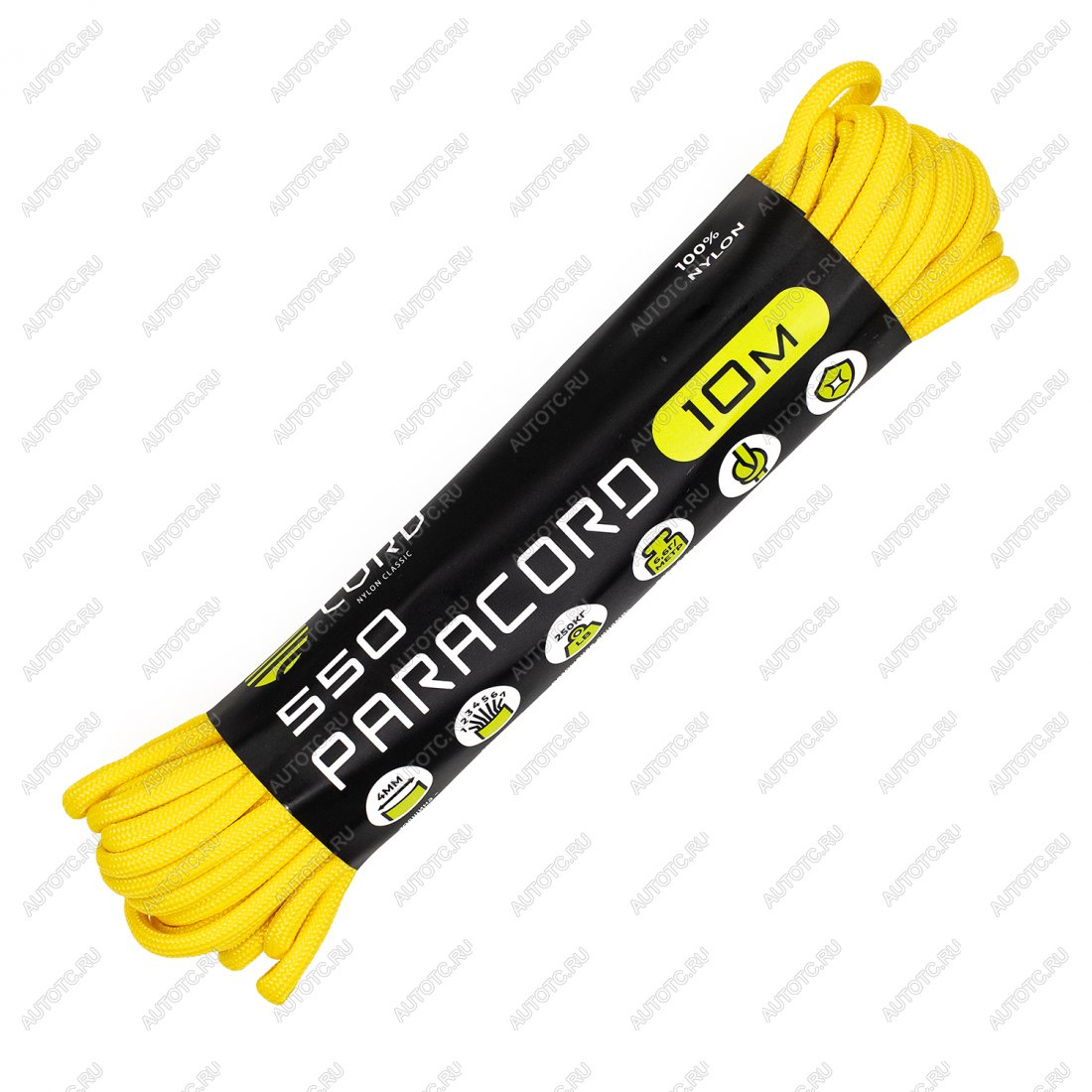 239 р. Паракорд 550 CORD nylon 10м (lemon) CORD 550.n10.l.y  с доставкой в г. Чебоксары