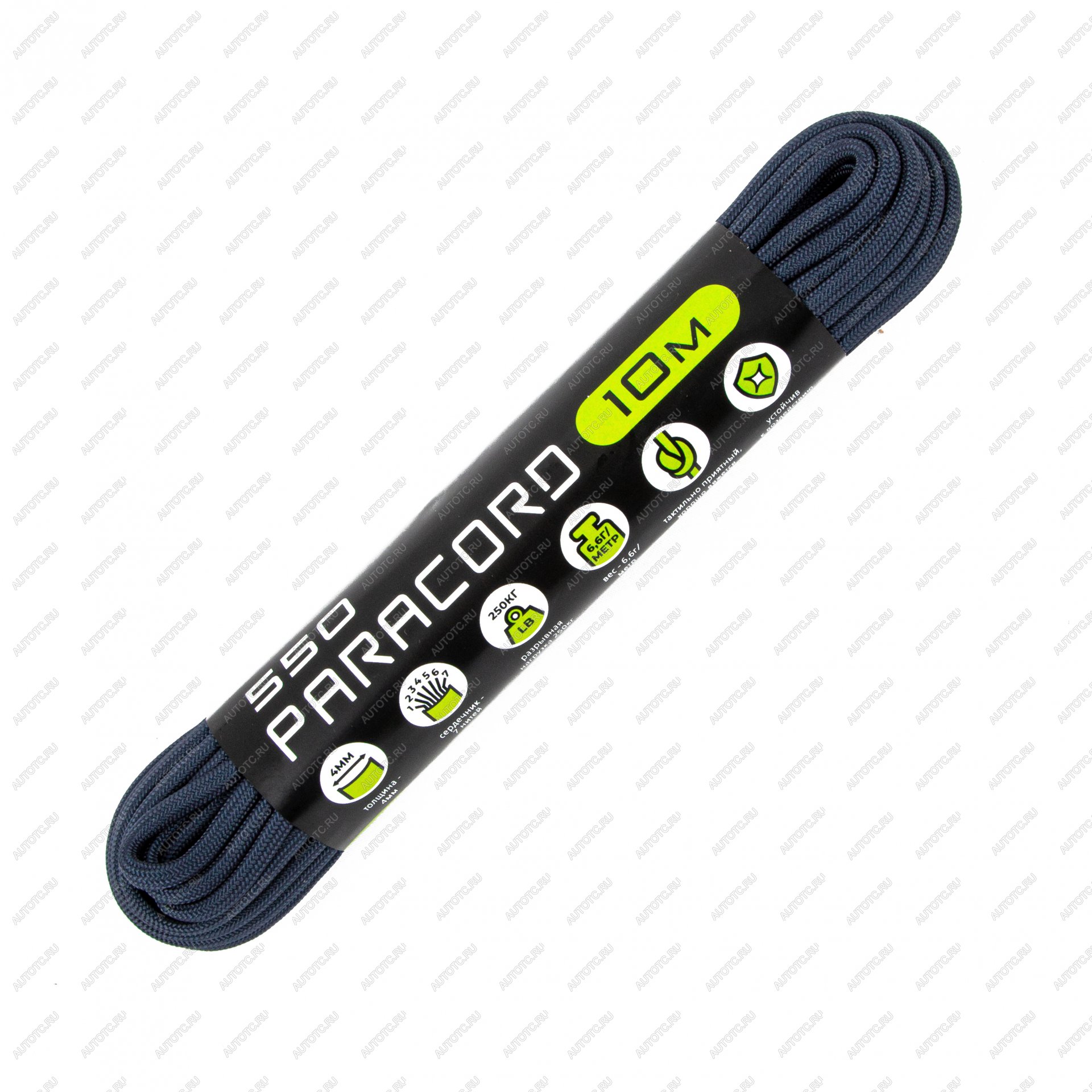 260 р. Паракорд 550 CORD nylon 10м (navy) CORD 550.n10.nv  с доставкой в г. Чебоксары
