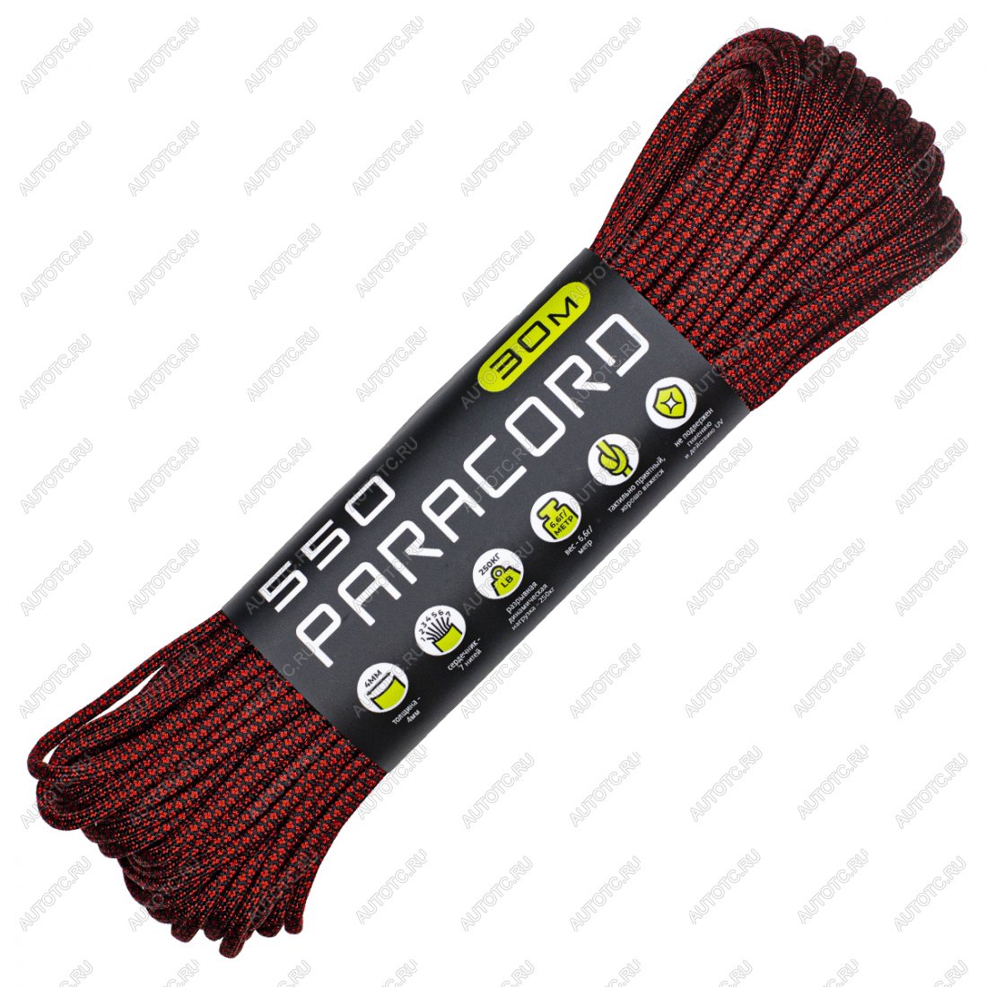 659 р. Паракорд 550 CORD nylon 30м (red snake) CORD 550.n30.r.sn  с доставкой в г. Чебоксары
