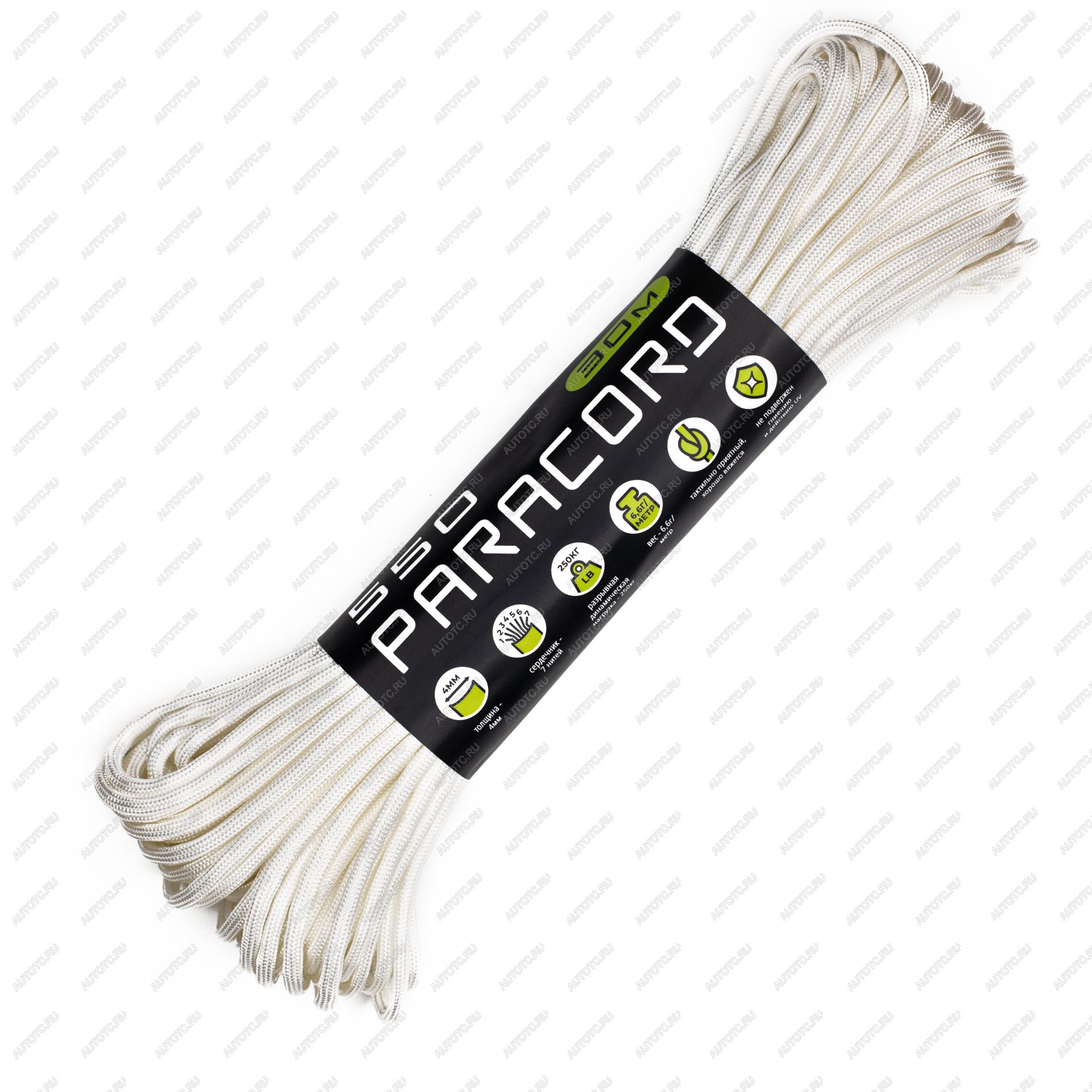 619 р. Паракорд 550 CORD nylon 30м (white) CORD 550.n30.w  с доставкой в г. Чебоксары