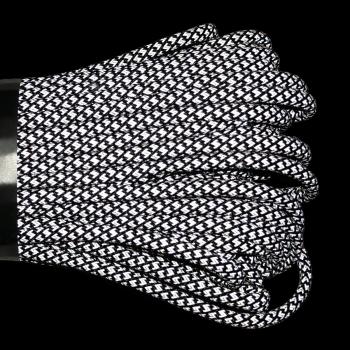 1 199 р. Паракорд 550 CORD nylon 30м SuperReflective (black snake) CORD 550.n30.lm.b.snk  с доставкой в г. Чебоксары. Увеличить фотографию 4
