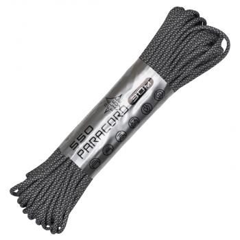 Паракорд 550 CORD nylon 30м SuperReflective (black snake) CORD 550.n30.lm.b.snk