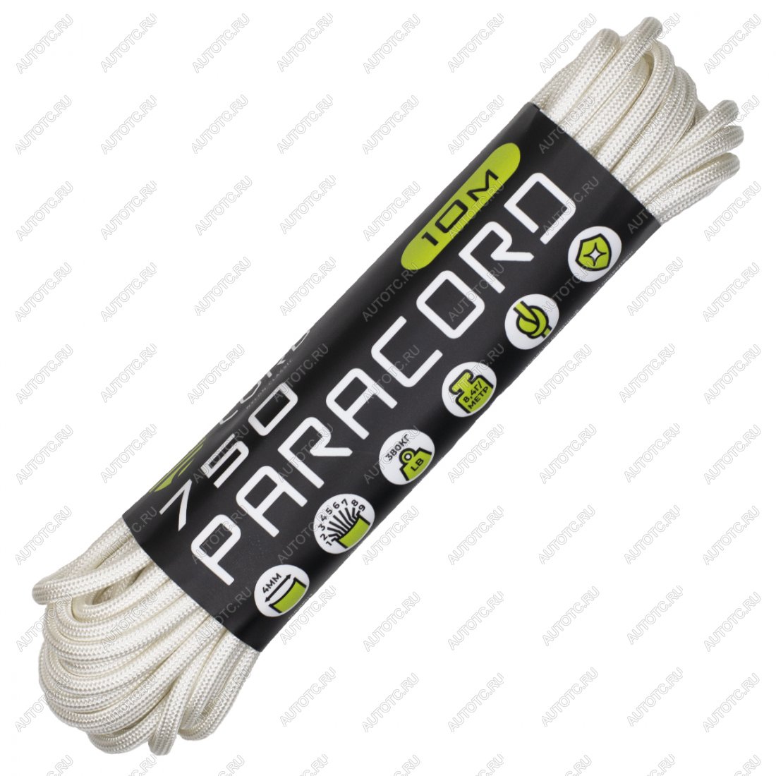 260 р. Паракорд 750 CORD nylon 10м (white) CORD 750.n10.w  с доставкой в г. Чебоксары
