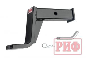 5 449 р. Переходник РИФ для фаркопа с фиксатором (занижение 6" - 150 мм) РИФ rif000-88011  с доставкой в г. Чебоксары. Увеличить фотографию 2