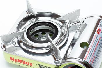 3 589 р. Плита газовая NaMilux 174PSS (циклон) мини NaMilux na3761ps-(174ps)---8  с доставкой в г. Чебоксары. Увеличить фотографию 2