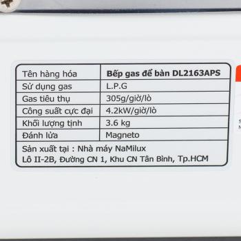 7 299 р. Плита газовая NaMilux DL4136APS 2 конфорки (под бытовой баллон) NaMilux dl4136aps-(dl2163aps)  с доставкой в г. Чебоксары. Увеличить фотографию 4