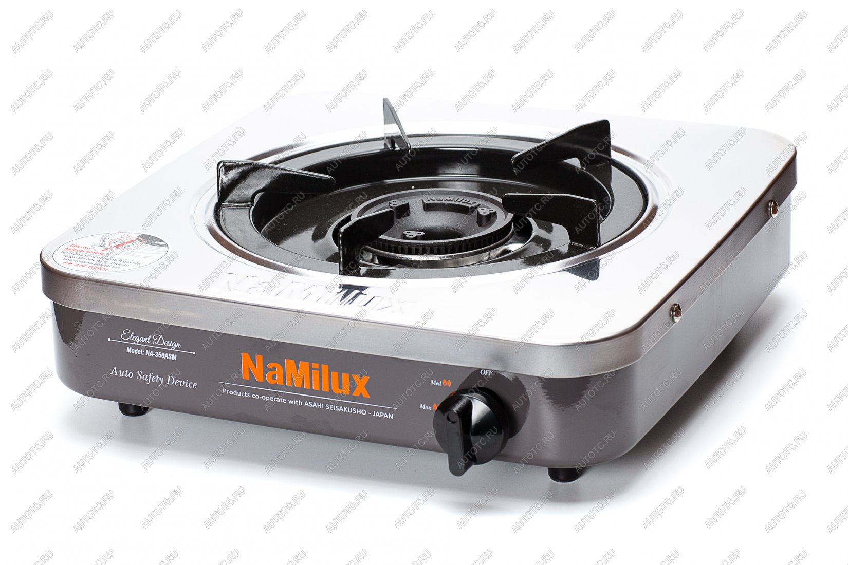 5 569 р. Плита газовая NaMilux NA-S5516ASM 1 конфорка (под бытовой баллон) NaMilux na-s5516asm-(350asm)  с доставкой в г. Чебоксары