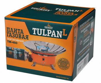 1 259 р. Плита газовая мини в сумке с ветрозащитой TOURIST TULPAN-L TOURIST tm-450  с доставкой в г. Чебоксары. Увеличить фотографию 5