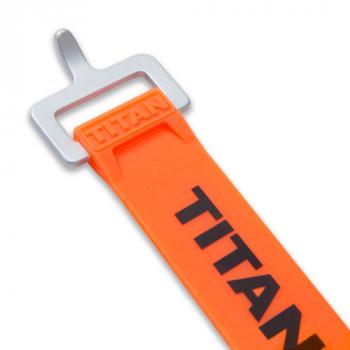 2 379 р. Ремень крепёжный TitanStraps Industrial оранжевый L = 64 см (Dmax = 18 см, Dmin = 5,5 см) TitanStraps tsi-0125-fo  с доставкой в г. Чебоксары. Увеличить фотографию 2