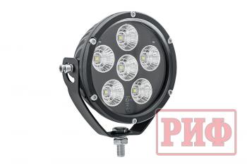 Светодиодная фара водительского света РИФ 127 мм 60W РИФ b0103f