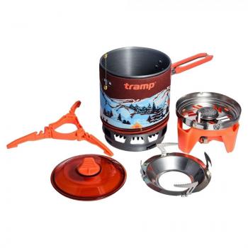 7 799 р. Система для приготовления пищи 1л. (Оранжевый) TRAMP trg-115-orange  с доставкой в г. Чебоксары. Увеличить фотографию 2