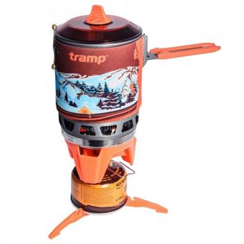 Система для приготовления пищи 1л. (Оранжевый) TRAMP trg-115-orange
