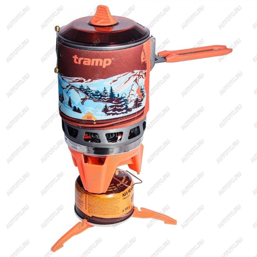 7 799 р. Система для приготовления пищи 1л. (Оранжевый) TRAMP trg-115-orange  с доставкой в г. Чебоксары