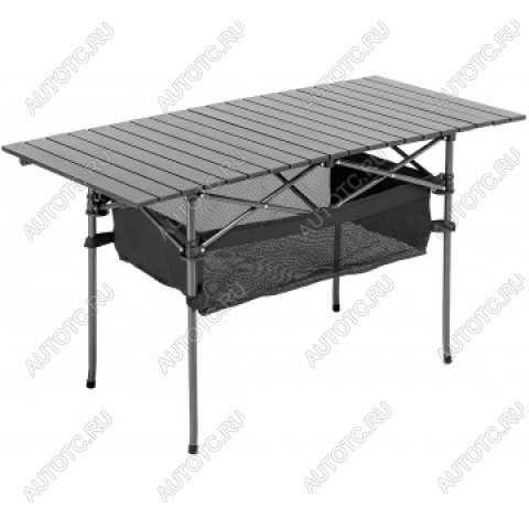 7 569 р. Стол складной Premier 120x55x65см., реечная столешница алюминий, с отделением под посуду PREMIER pr-mc-608  с доставкой в г. Чебоксары