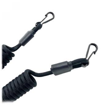 399 р. Страховочный тренчик CORD из паракорда с 2 карабинами (black) CORD tr.kk.b  с доставкой в г. Чебоксары. Увеличить фотографию 3