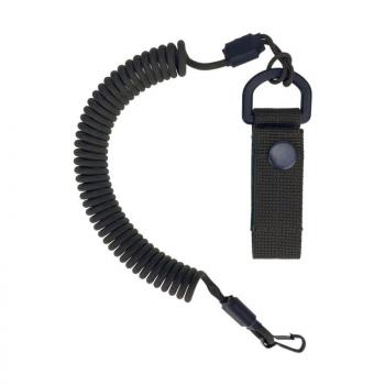 Страховочный тренчик CORD из паракорда с креплением на ремень и карабином (black) CORD tr.kb.b