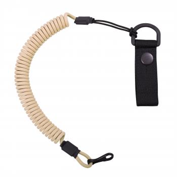 Страховочный тренчик CORD из паракорда с креплением на ремень и карабином (tan) CORD tr.kb.t
