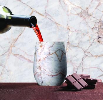 2 289 р. Термобокал IMPERIAL WINE, 270 мл, мрамор ASOBU viw2.22-marble  с доставкой в г. Чебоксары. Увеличить фотографию 3