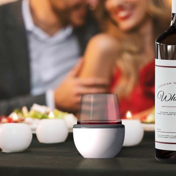 2 379 р. Термобокал для вина WINE KUZIE 440 мл, белый ASOBU stl24.01-white  с доставкой в г. Чебоксары. Увеличить фотографию 7