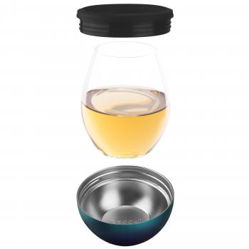 2 379 р. Термобокал для вина WINE KUZIE 440 мл, белый ASOBU stl24.01-white  с доставкой в г. Чебоксары. Увеличить фотографию 3