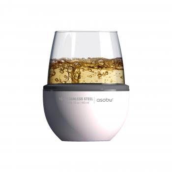 2 379 р. Термобокал для вина WINE KUZIE 440 мл, белый ASOBU stl24.01-white  с доставкой в г. Чебоксары. Увеличить фотографию 2
