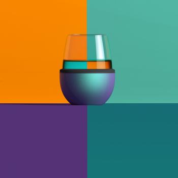2 379 р. Термобокал для вина WINE KUZIE 440 мл, мультиколор ASOBU stl24.29  с доставкой в г. Чебоксары. Увеличить фотографию 6