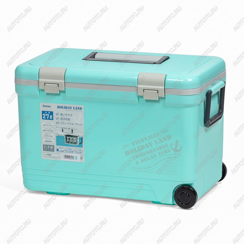 10 749 р. Термобокс SHINWA Holiday Land Cooler 27H синий SHINWA hlc-27h-bl  с доставкой в г. Чебоксары