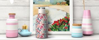 2 599 р. Термобутылка URBAN, 460 мл, цветы ASOBU sbv24.21-floral  с доставкой в г. Чебоксары. Увеличить фотографию 5
