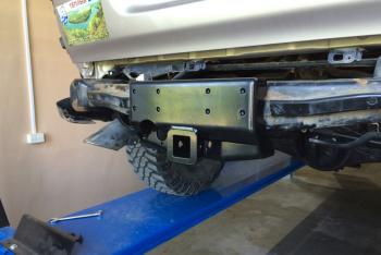 22 979 р. Фаркоп РИФ в штатный задний бампер Toyota Land Cruiser 200 (без шара и переходника) РИФ rif200-30003  с доставкой в г. Чебоксары. Увеличить фотографию 2