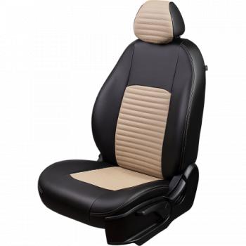 Комплект чехлов для сидений (РЗС 60/40 2Г Илана+Орегон) ТУРИН-3 ст ЛАЙН Lord Autofashion Hyundai Solaris RBr седан рестайлинг (2014-2017)