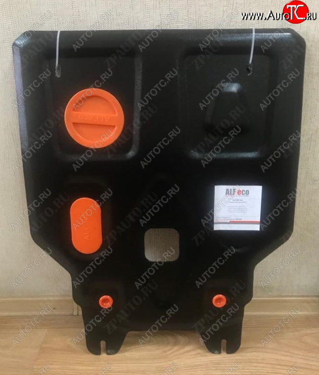 3 199 р. Защита картера двигателя и КПП (V-1,2; 1,4) ALFECO Honda Fit GE дорестайлинг (2007-2010) (Сталь 2 мм)  с доставкой в г. Чебоксары