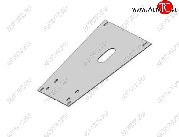 2 299 р. Защита картера двигателя (V-2,0D) Alfeco JAC N35 (2019-2025) (Сталь 2 мм)  с доставкой в г. Чебоксары