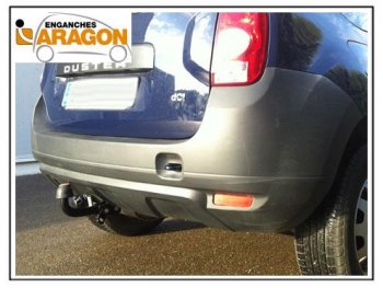 ТСУ для DACIA Duster I Phase 1 2010-2013, DACIA Duster I Phase 2 2013-2017, DACIA Duster II 2018-, Тип шара: Горизонтальный, условно-съемный (лебедина Aragon e1303aa
