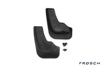 Брызговики передние NISSAN Juke 2011-2014, 2014-, вн., 2 шт. (optimum) в коробке  Ниссан Жук FROSCH frosch.36.35.f13