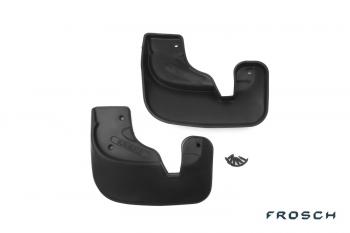 Брызговики передние RENAULT Sandero Stepway, 2010-2014 2 шт. (optimum) в коробке  Рено Сандеро FROSCH frosch.41.28.f11