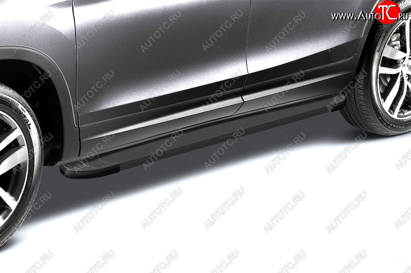 19 199 р. Комплект алюминиевых порогов Arbori Optima Black длина 1800мм без крепежа Arbori alobdl1800  с доставкой в г. Чебоксары