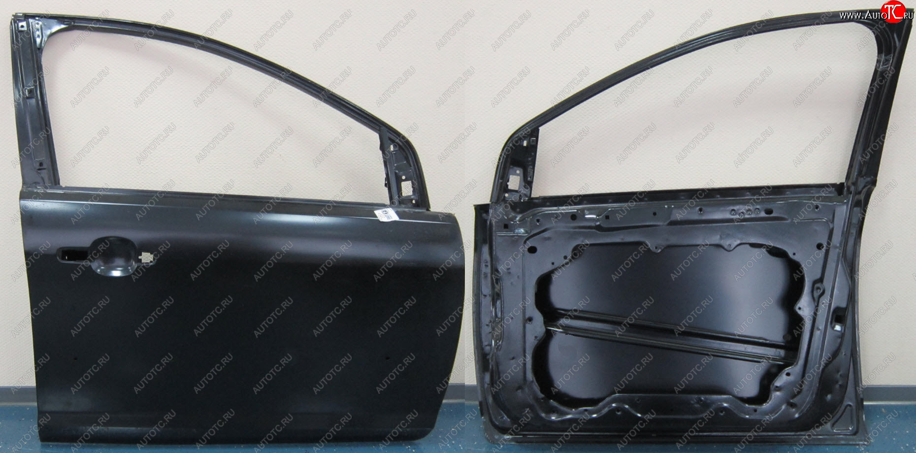 13 699 р. Правая дверь передняя BodyParts Ford Focus 2 седан рестайлинг (2007-2011) (Неокрашенная)  с доставкой в г. Чебоксары