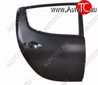 14 399 р. Правая дверь задняя BodyParts Mitsubishi L200 4  дорестайлинг (2006-2014) (Неокрашенная)  с доставкой в г. Чебоксары
