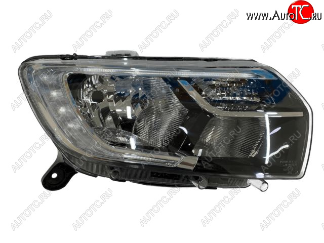 5 249 р. Правая фара (под корректор) BODYPARTS Renault Logan 2 рестайлинг (2018-2025)  с доставкой в г. Чебоксары