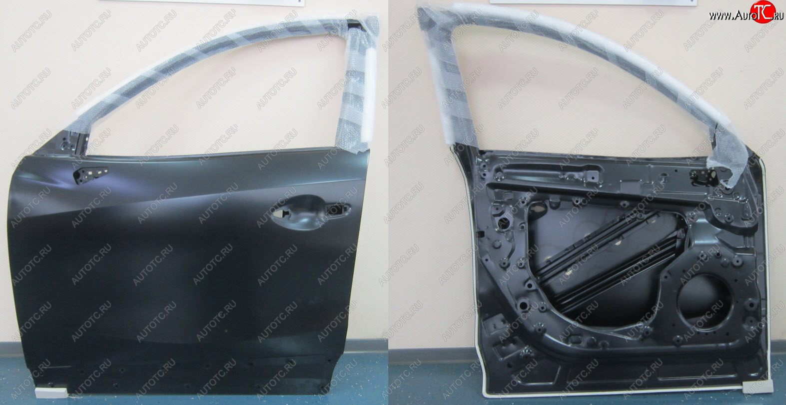 22 349 р. Левая дверь передняя BodyParts Mazda CX-5 KE рестайлинг (2015-2017) (Неокрашенная)  с доставкой в г. Чебоксары