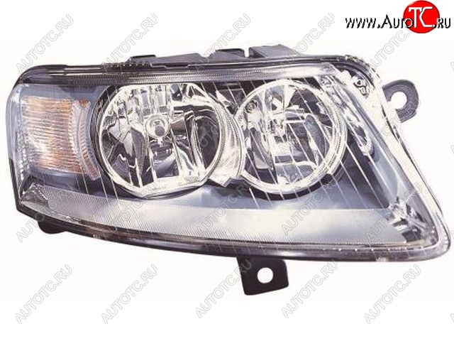 8 349 р. Фара правая (под корректор) DEPO Audi A6 C6 дорестайлинг, седан (2004-2008)  с доставкой в г. Чебоксары