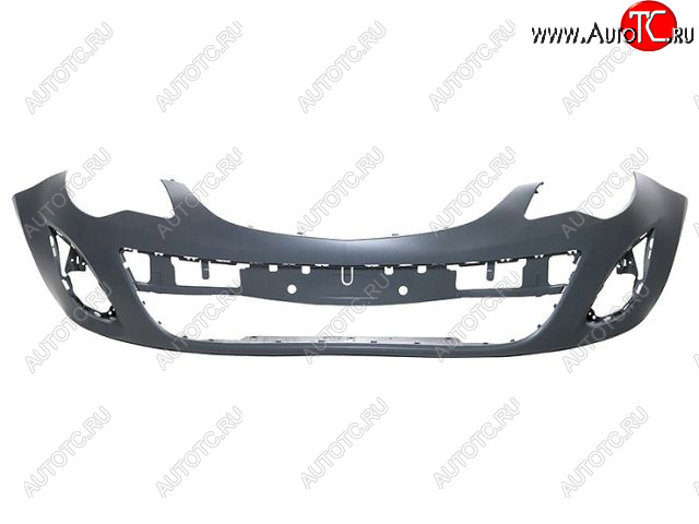7 999 р. Бампер передний (Тайвань) BodyParts Opel Corsa D  2-ой рестайлинг, хэтчбэк 5 дв. (2011-2014) (Неокрашенный)  с доставкой в г. Чебоксары