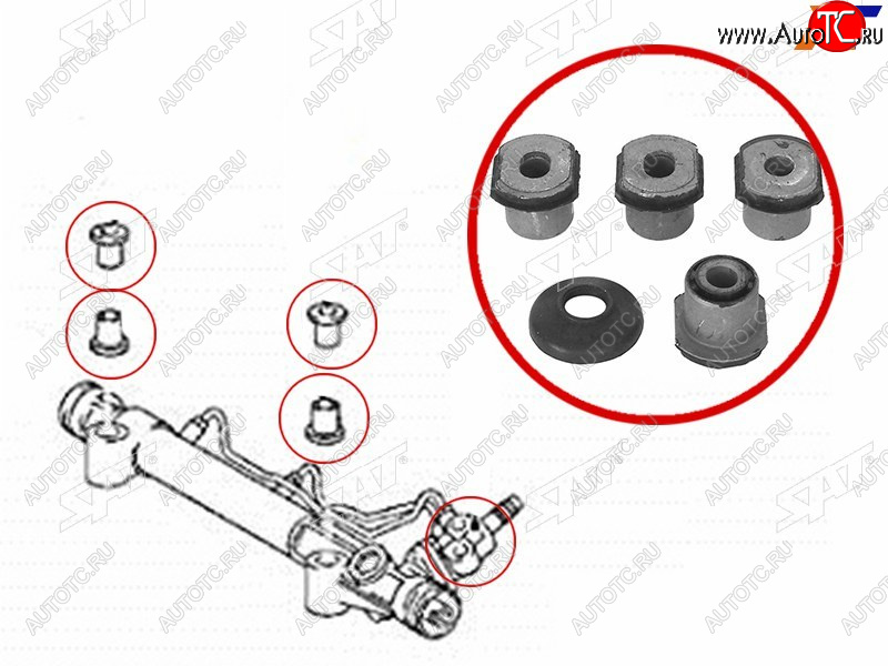 999 р. Втулка рулевой рейки Toyota Hilux Pick Up 04-15  Fortuner 04-08 SAT ST-44200-0K230B  с доставкой в г. Чебоксары